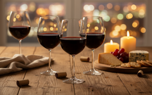 Cookinglife Rode Wijnglazen Milena 580 ml - 4 Stuks