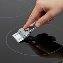 Schraper voor Kookplaat 14 cm - Kunststof en Staal - Glas en Inductie - Cookinglife