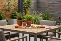 Cookinglife Serveerplank / Tapasplank - Teak - 100 x 20 cm - Houten Plank voor Hapjes en Gerechten