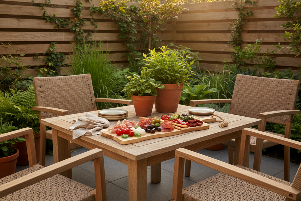 Cookinglife Serveerplank / Tapasplank - Teak - 59 x 20 cm - Houten Plank voor Hapjes en Gerechten