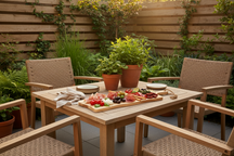 Cookinglife Serveerplank / Tapasplank - Teak - 59 x 20 cm - Houten Plank voor Hapjes en Gerechten