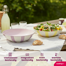 Cookinglife Diepe Borden / Pastaborden Spring Vibes Ø 21 cm - 6 Stuks
