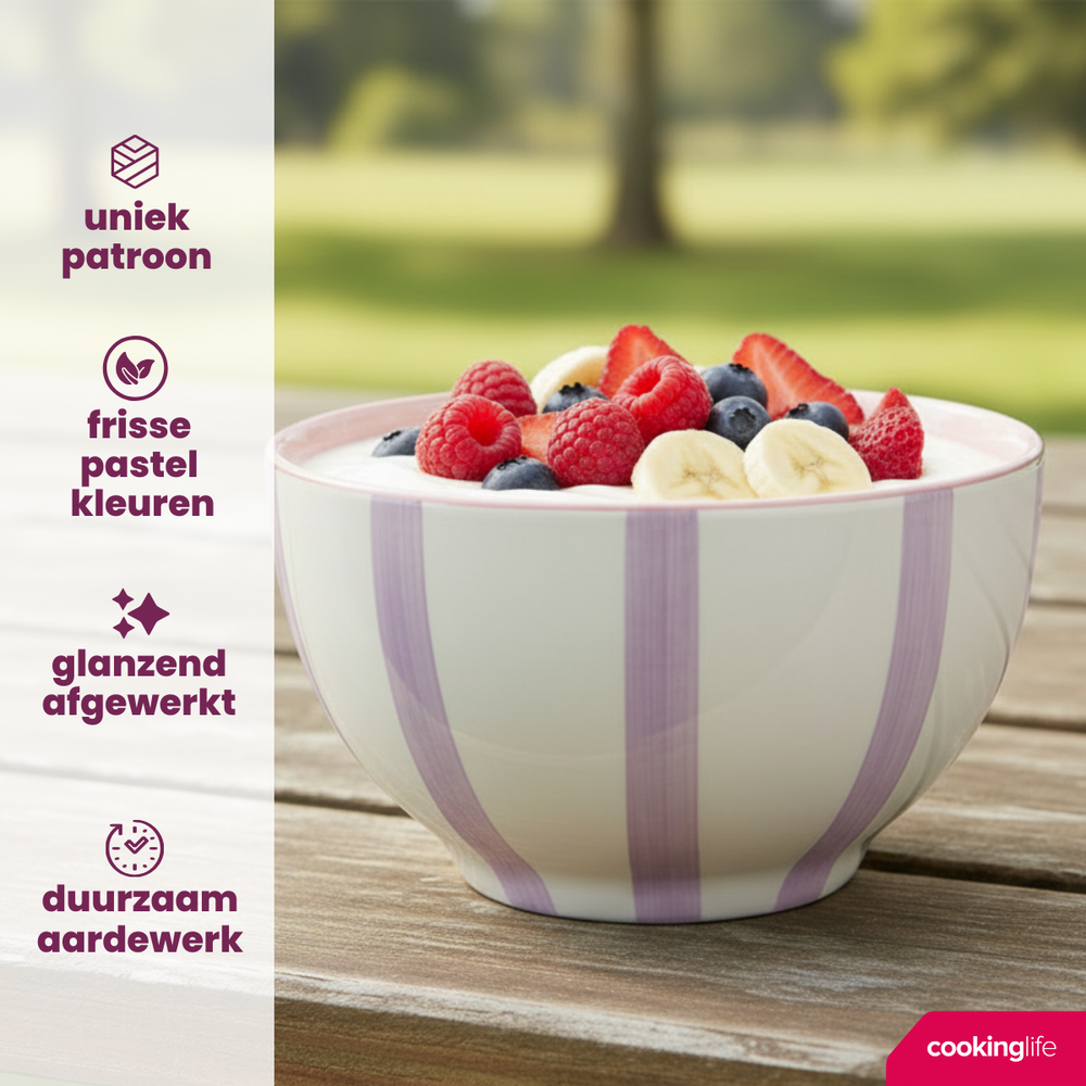 Cookinglife Soepkommen / Kommen Spring Vibes Ø 14 cm - 6 Stuks