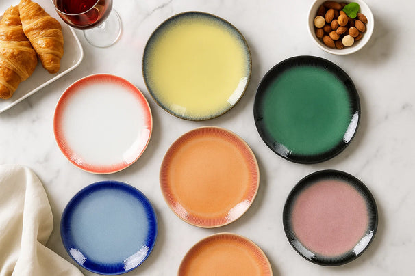 Studio Tavola Serviesset Fire 18-delig / 6 personen - 6 dinerborden, 6 ontbijtborden en 6 kommen