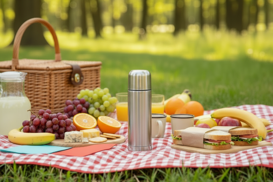 Cookinglife Thermosfles RVS 750 ml - Dubbelwandig voor Warm en Koud