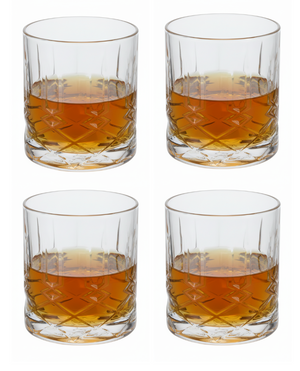 Cookinglife Whiskey Glazen / Waterglazen 350 ml - 4 Stuks