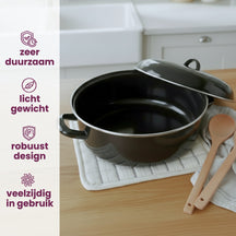Cookinglife Braadpan - emaille - Cooking - ø 26 cm / 5 liter