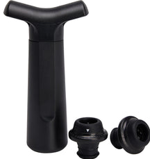 Cookinglife Wijn Vacuumpomp Met 2 Flessenstoppers Zwart