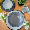 Assiette creuse Cosy & Trendy Speckle Gris ø 20 cm