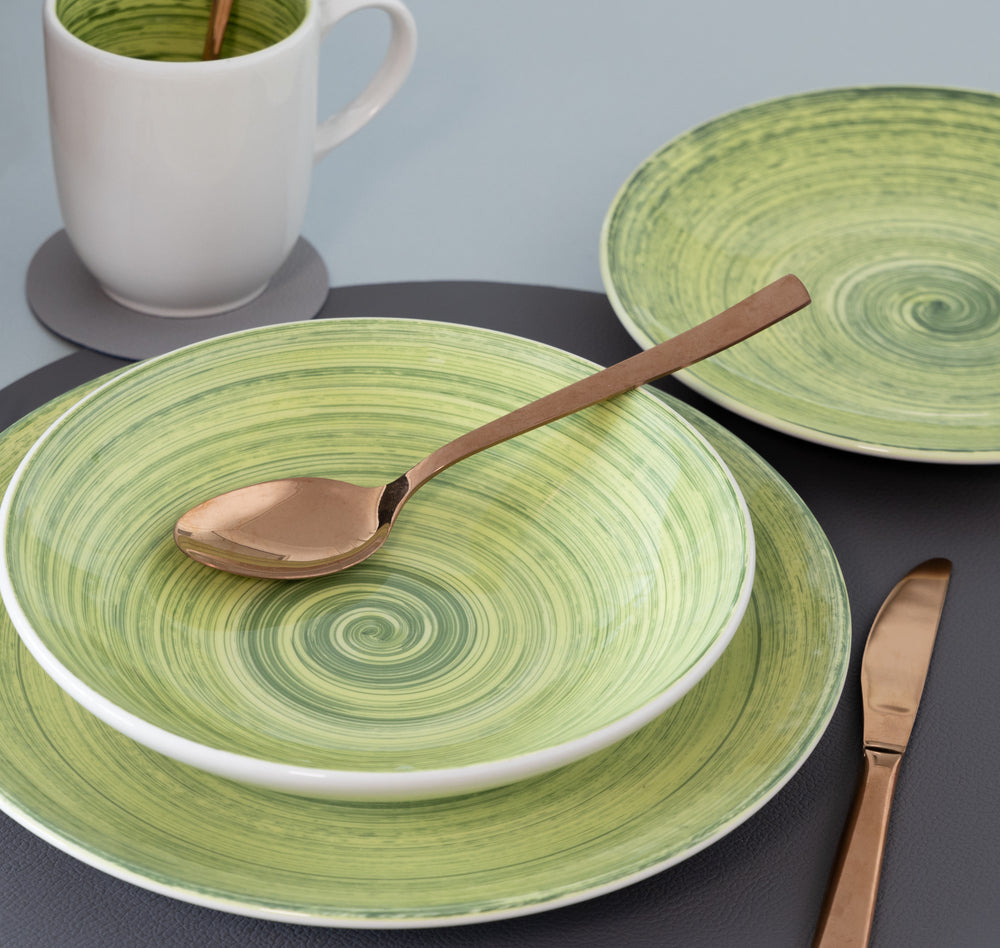 Cosy &amp; Trendy Assiette Creuse Turbolino Vert ø 21 cm