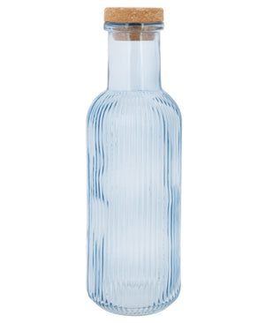 Cosy & Trendy Waterkaraf - Karaf met Kurk - Raya - Blauw - 1 Liter