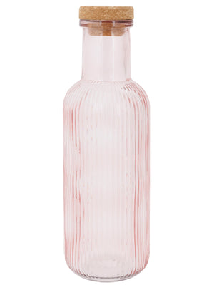 Cosy & Trendy Waterkaraf - Karaf met Kurk - Raya - Roze - 1 Liter