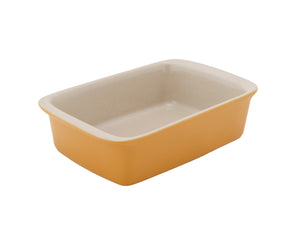 Cosy & Trendy Kleine Ovenschaal / Serveerschaal Aardewerk Fontestic Amber Gold - 16 x 10 x 3.5 cm / 350 ml