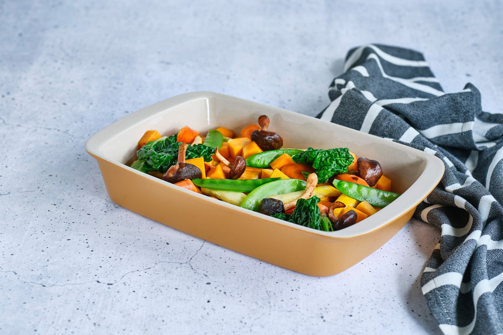 Cosy & Trendy Ovenschaal Aardewerk Fontestic Amber Gold - 34 x 21 x 5.5 cm / 2.3 Liter