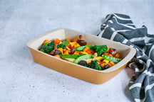 Cosy & Trendy Ovenschaal Aardewerk Fontestic Amber Gold - 34 x 21 x 5.5 cm / 2.3 Liter