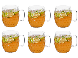 Cosy & Trendy Moscow Mule Cocktailglazen - Borosilicaatglas - 450 ml - 6 Stuks