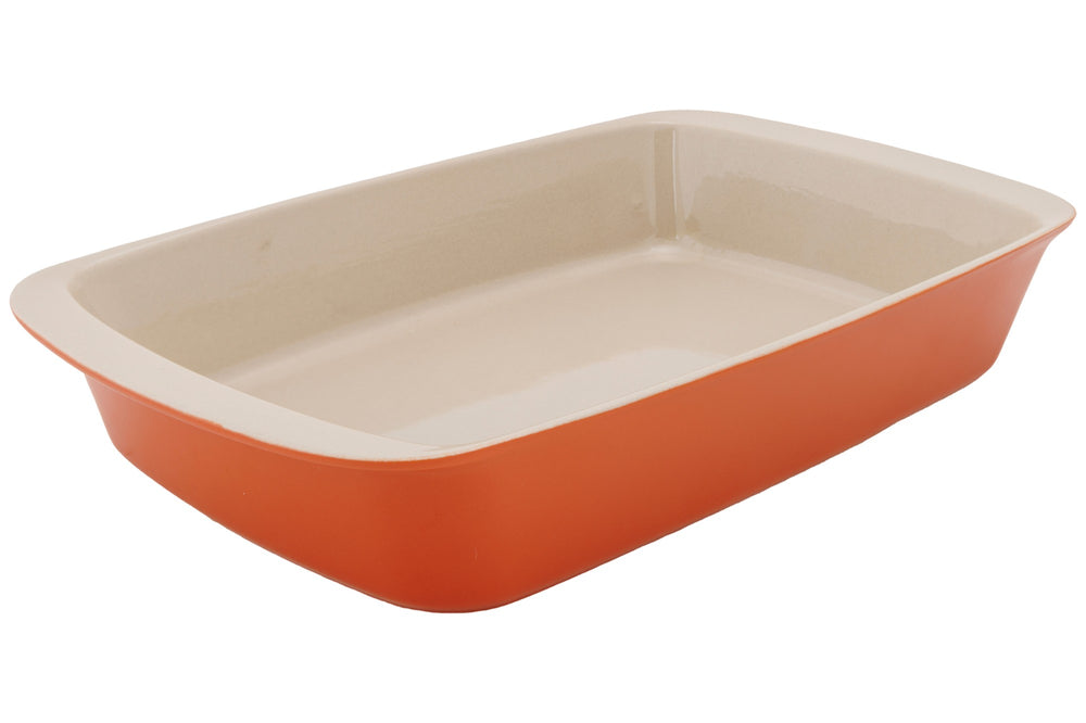 Cosy & Trendy Ovenschaal Aardewerk Fontestic Roest - 34 x 21 x 5.5 cm / 2.3 Liter