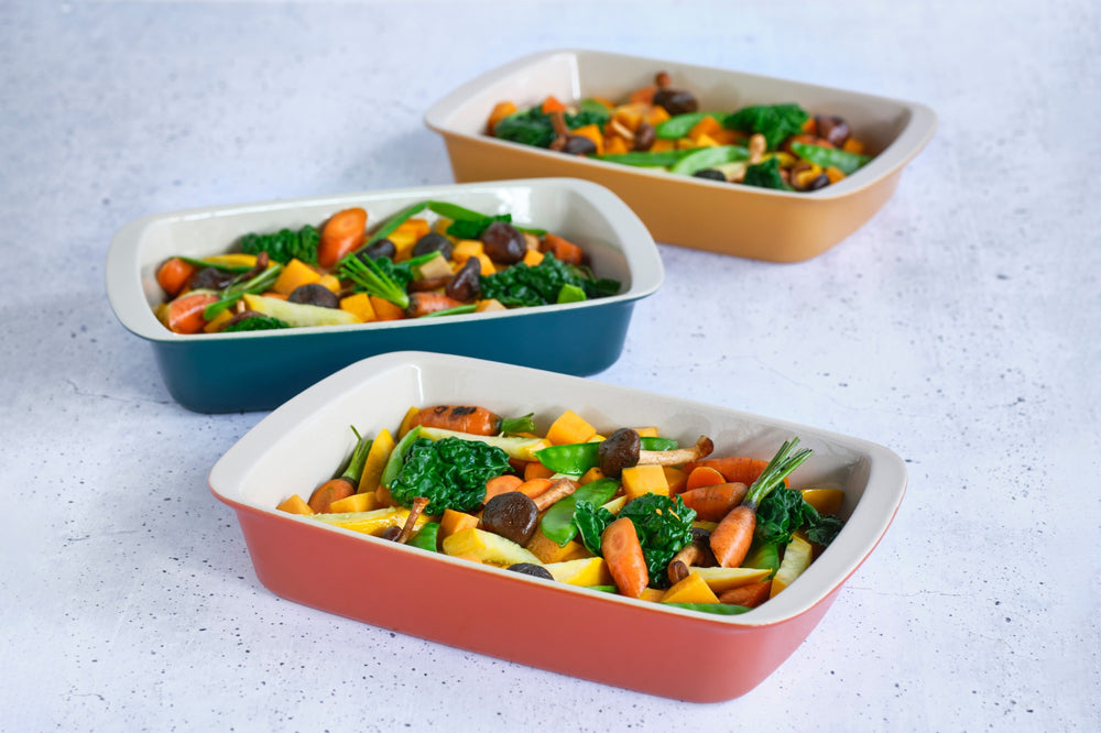 Cosy & Trendy Ovenschaal Aardewerk Fontestic Green Heron - 34x21x5.5 cm / 2.3 Liter