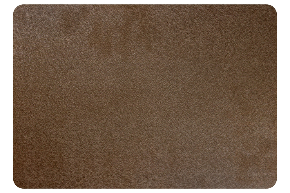 Cosy & Trendy Placemats Leather Look Lead Gray 43 x 30 cm - 6 Stuks