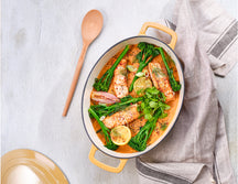 Cosy & Trendy Braadpan Fontestic Gietijzer Amber Gold Ovaal - 31 x 24 cm - Geëmailleerd