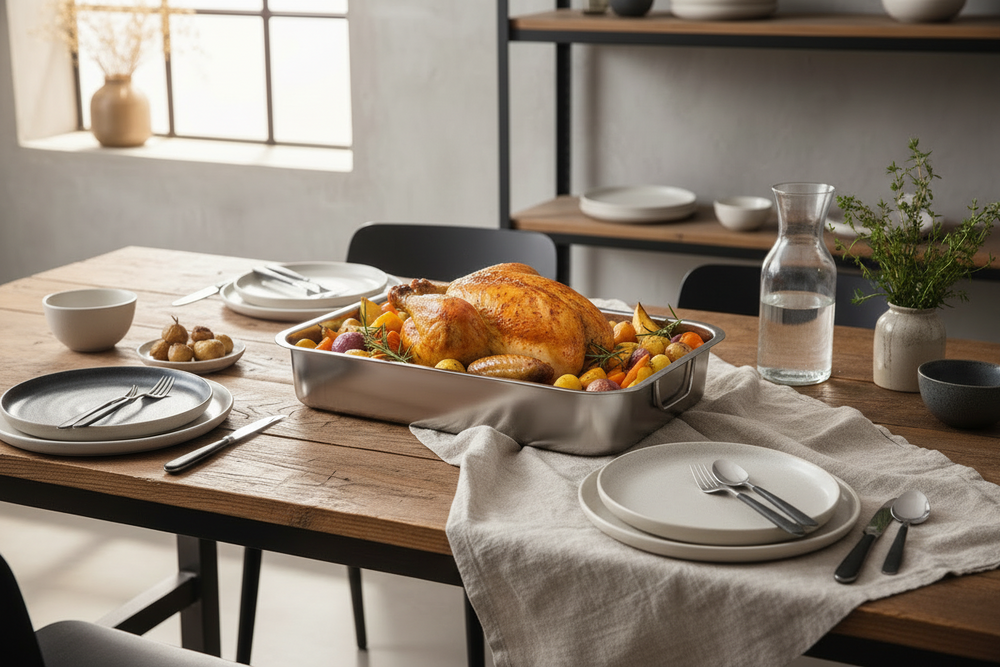 Cosy & Trendy Braadslede RVS - 43 x 31 x 7 cm