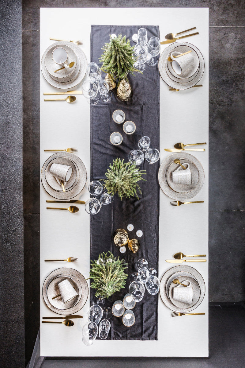 Cosy & Trendy Ontbijtborden / Dessertborden Murano Beige ø 20 cm - 6 Stuks