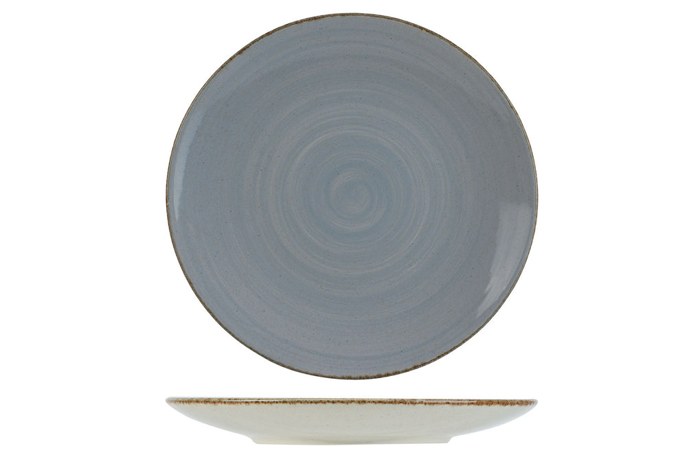 Cosy &amp; Trendy Assiette Plate Granite Denim Bleu ø 27 cm