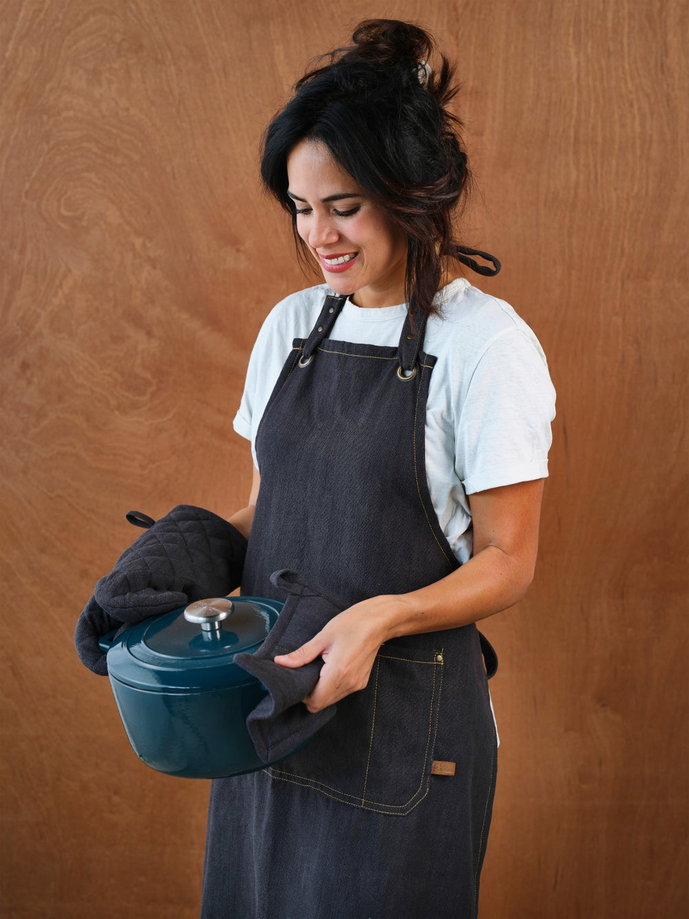 Cosy & Trendy Ovenwant & Pannenlap Set D'nim 2-Delig