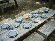 Cosy & Trendy Dinerbord Laguna Blue Grey 27 x 23 cm