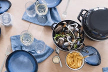 Cosy & Trendy Mosselpan - Inductie geschikt - Zwart - ø 24 cm / 4 liter