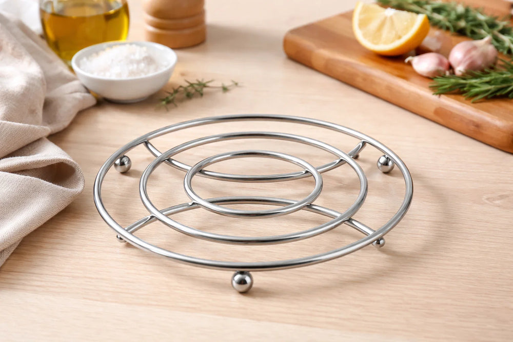 Cosy & Trendy Pannenonderzetter - Chroom - ø 18 cm