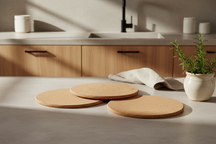 Cosy & Trendy Pannenonderzetter - Kurk - ø 20 cm - 3 stuks