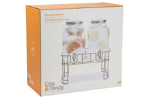 Cosy & Trendy Drankdispenser met houder - 2 x 3 liter