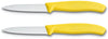 Couteau d'office Victorinox Swiss Classic - Jaune - Dentelé - 2 pièces