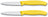 Couteau d'office Victorinox Swiss Classic - Jaune - Dentelé - 2 pièces