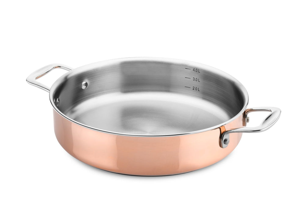 Casserole DUCQ en cuivre - ø 28 cm / 4 litres