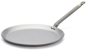 De Buyer Pannekoekenpan / Crepepan Carbon Plus - Plaatstaal - ø 24 cm - zonder antiaanbaklaag