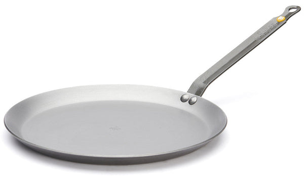 De Buyer Pannekoekenpan / Crepepan Carbon Plus - Plaatstaal - ø 24 cm - zonder antiaanbaklaag