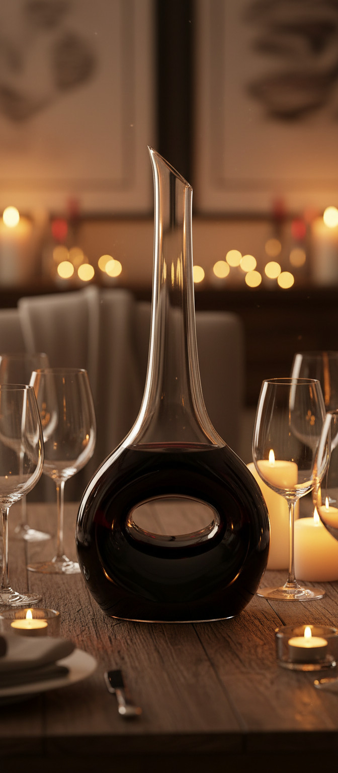 Riedel Decanteerkaraf Black Tie Occhio Nero - Handgemaakt - 750 ml