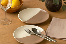 Cookinglife Ontbijtborden / Dessertborden Leem ø 18.5 cm - 6 Stuks