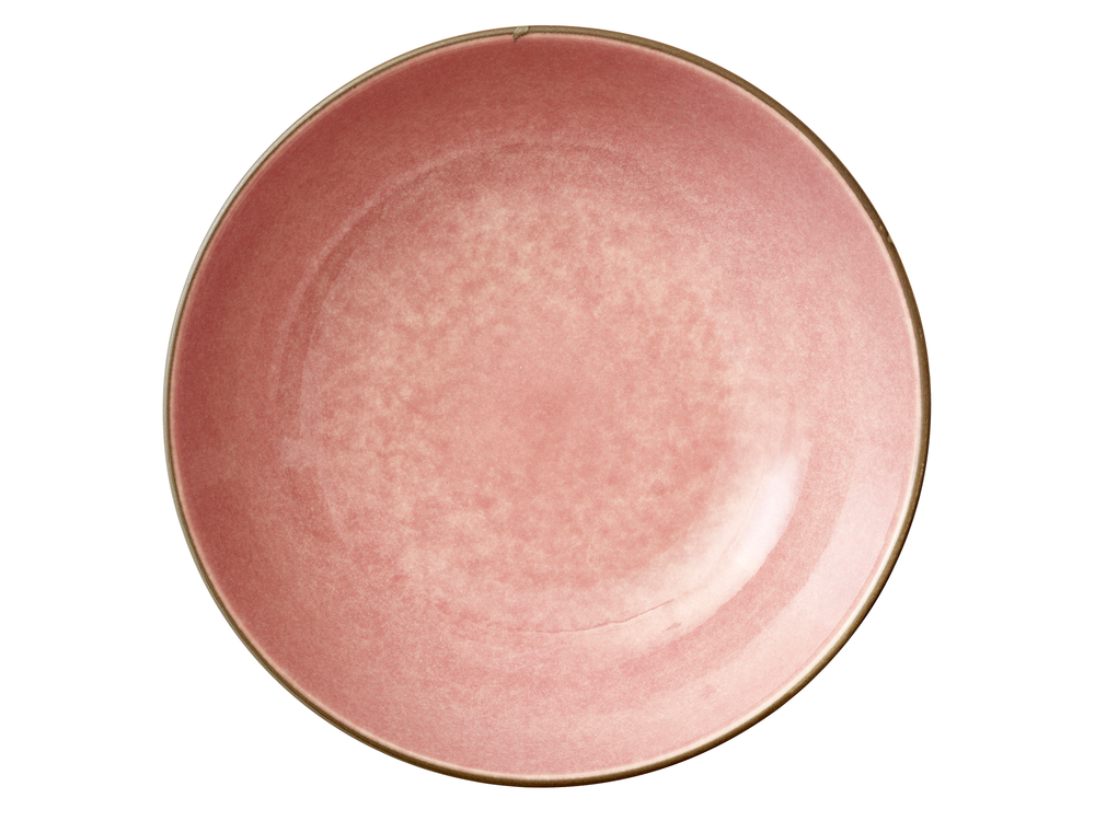 Bitz Assiette creuse Gastro Gris/rose ø 24 cm