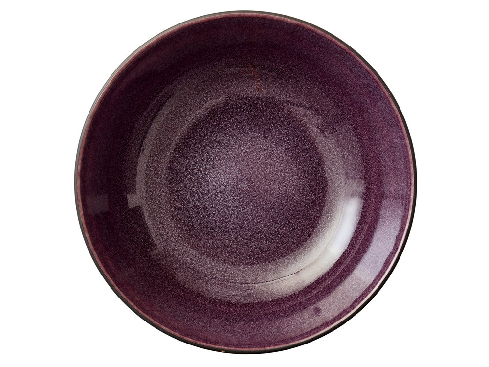 Bitz Assiette Creuse Gastro Noir/lilas ø 24 cm