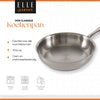 ELLE Gourmet Classique Koekenpan - Ø 20 cm  - Zonder anti-aanbaklaag - RVS