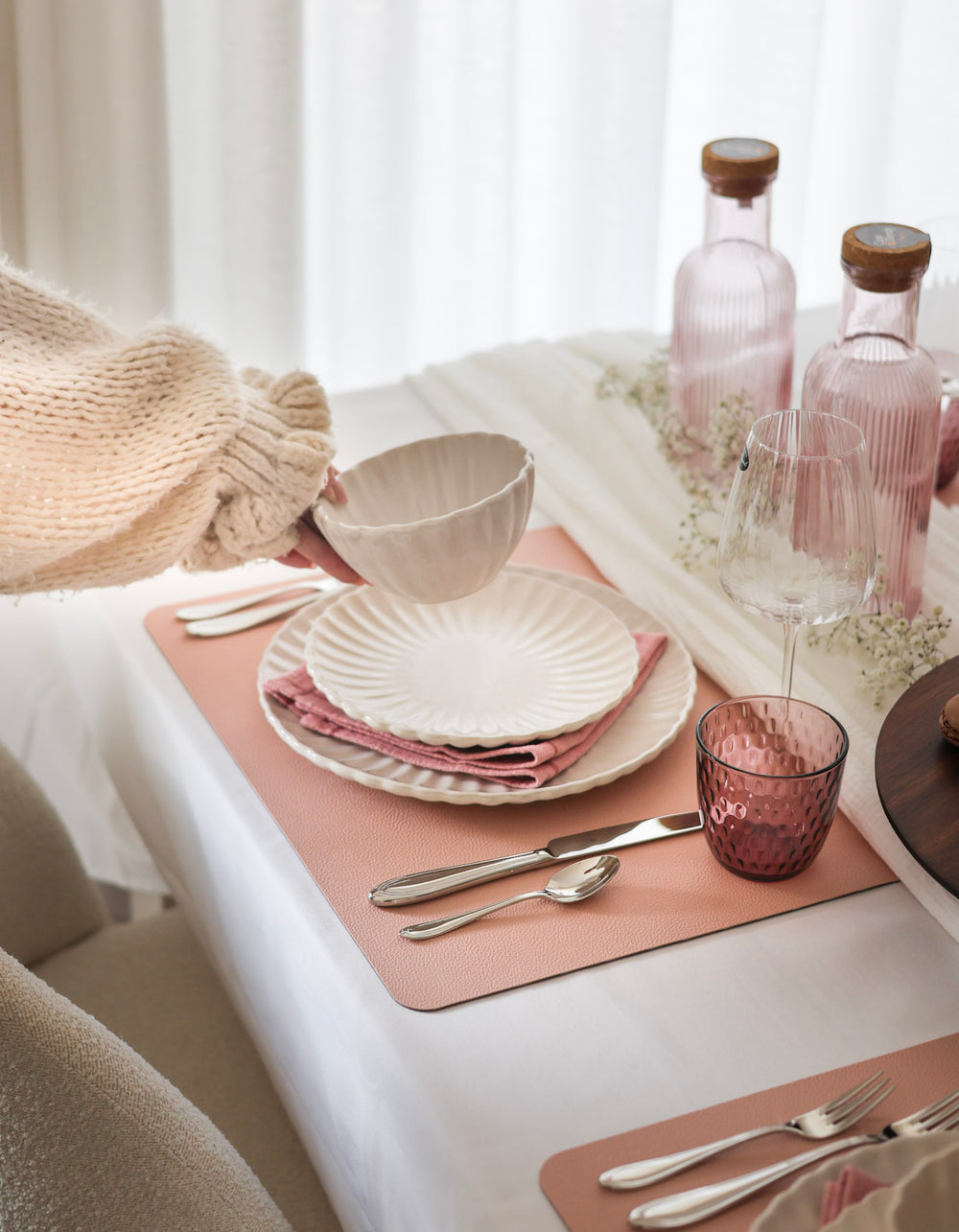 Bormioli Rocco Waterglazen Slot - Roze - 290 ml - 6 stuks