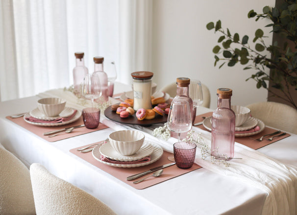 Bormioli Rocco Waterglazen Slot - Roze - 290 ml - 6 stuks