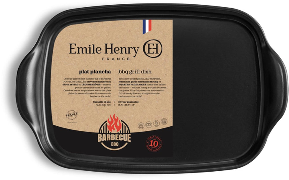 Emile Henry BBQ Bakplaat - Truffe - 42.5 x 27.5 x 4 cm