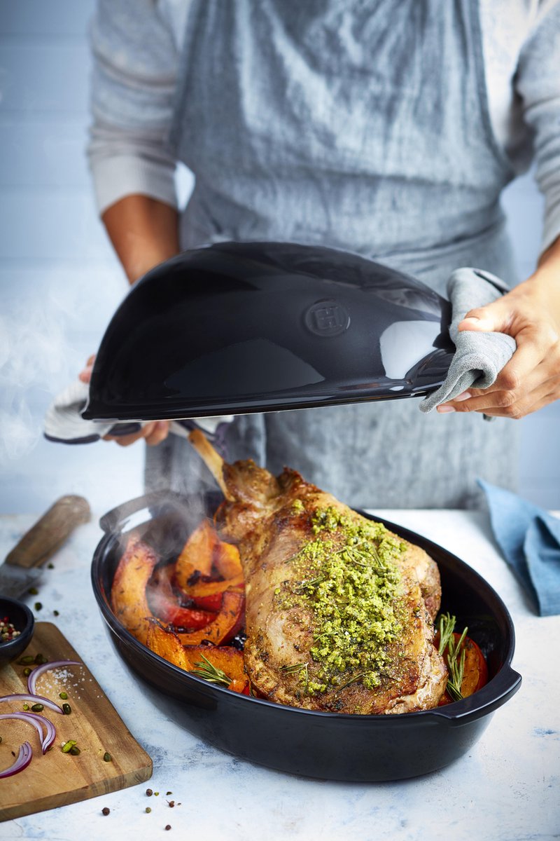 Emile Henry Braadslede Kip - Fusain - 42 x 28 cm / 8 Liter