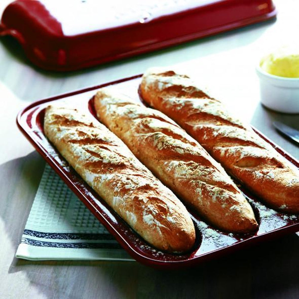 Emile Henry Broodbakvorm Baguettes - Grand Cru - 39 x 24 cm
