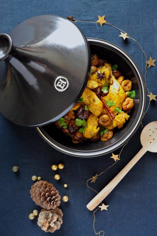 Emile Henry Tajine - Fusain - ø 32 cm / 3,5 liter