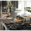 Four à Pizza Fernus &amp; Friends - pour Cuisinière - aluminium pur poli - pour pizzas ø 26 cm